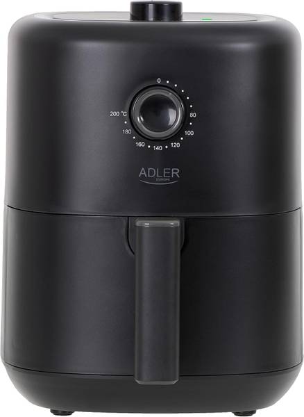 Fritteuse ohne Öl Airfryer 3L AD63 1tlg Schwarz - Metall - 23 x 31 x 29 cm