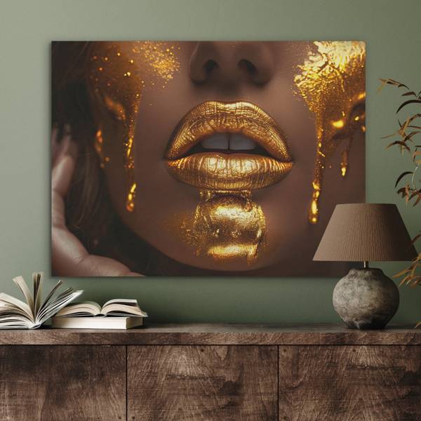 AKUSTIKBILD Frau 80 x 60 cm