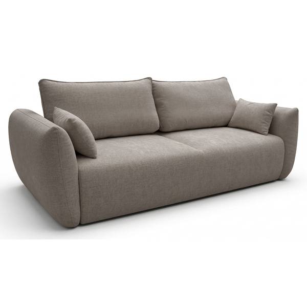 3-Sitzer Sofa ZORDO Braun - Chenille - Polyamid - 238 x 91 x 102 cm