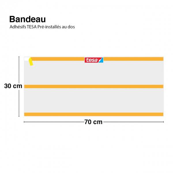 2 Wandpaneel Badezimmer-MIX & VÉGÉTAL Polyester PVC - 70 x 30 x 70 cm