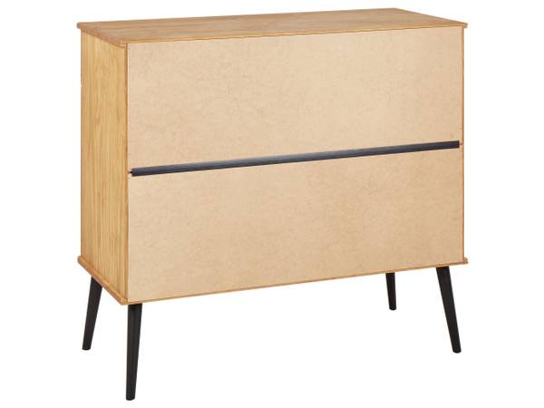 Sideboard TIMMINS Braun - Bambus - 100 x 90 x 45 cm