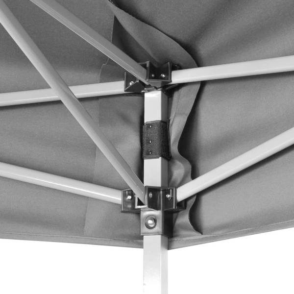 Chapiteau 292320 Gris - Polyester - Acier - 310 x 302 x 360 cm