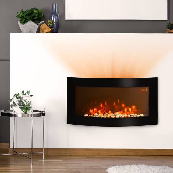 LED Elektrokamin 820-052 Braun - Metall - 13 x 50 x 90 cm