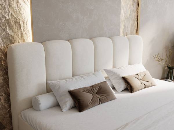 Boxspringbett CLOUD Beige - Liegefläche Breite: 180 cm
