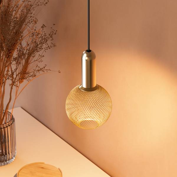 Decor Flatlampe Globe Gold
