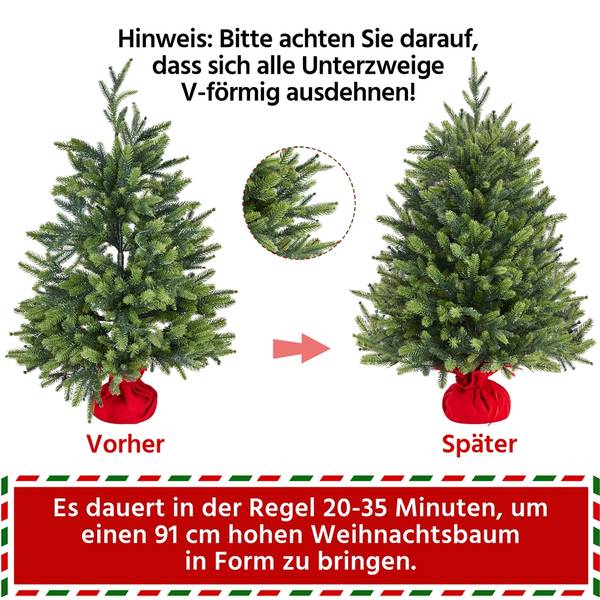 Künstlicher Weihnachtsbaum ARA88 56 x 91 x 56 cm