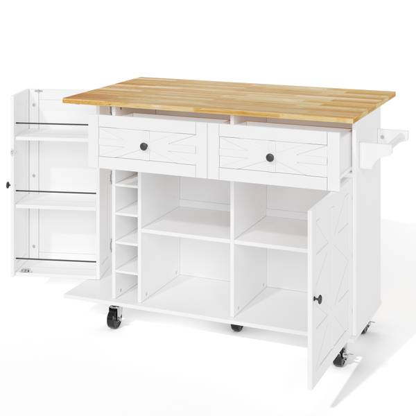 Keukenwagen WoodyLucy Ⅲ wit