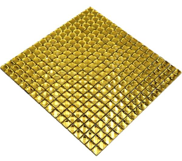 Mosaikfliesen 130-GO821 Gold - Glas - 30 x 30 x 30 cm