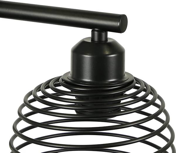 Lampadaire Jan Noir - Métal - 24 x 152 x 24 cm