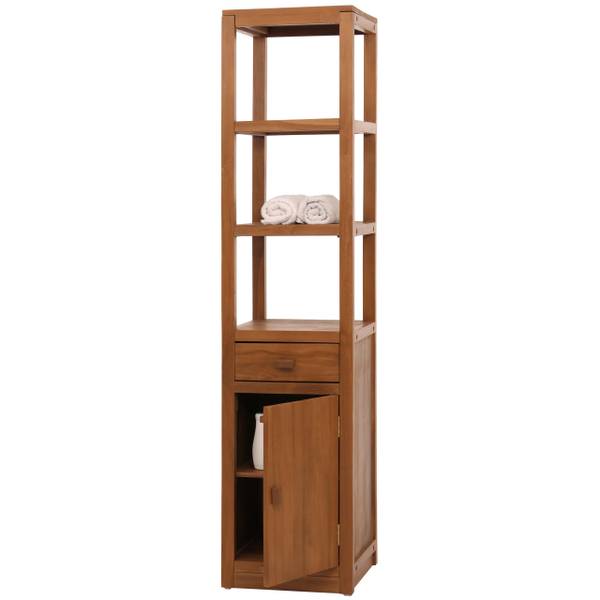 Regal M86 Braun - Teakholz - 40 x 180 x 40 cm