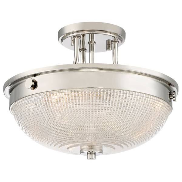 Mantle 2 Plafonnier Argenté