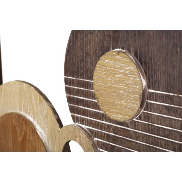 Gerahmter Spiegel VKH483 Holzwerkstoff - 80 x 80 x 3 cm