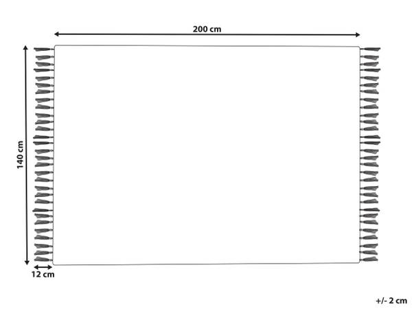 Teppich BADEMLI Grau - Hellgrau - Weiß