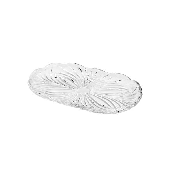 Alberta-Kristallteller Naturfaser - 23 x 23 x 14 cm