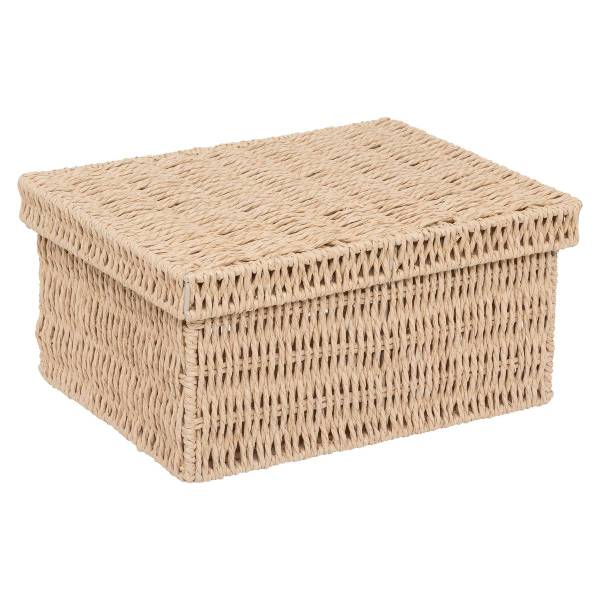 Lot de 2 boîtes range-documents KORD Beige - Papier - 24 x 15 x 32 cm