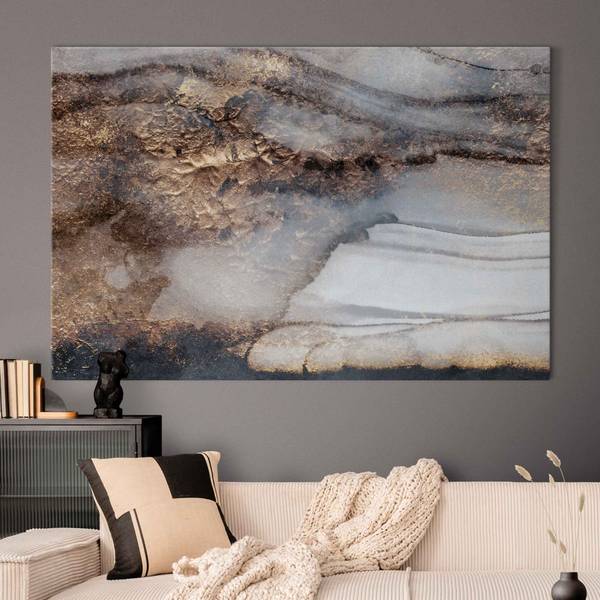 Akustikbild Marmor gemalt 180 x 120 cm