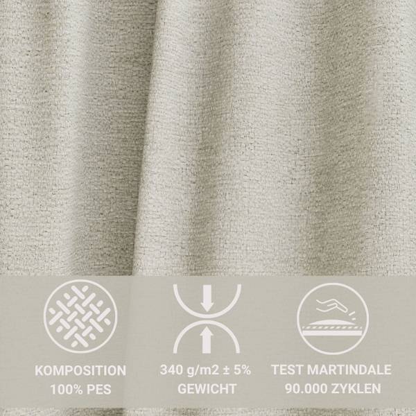 Boxspringbett Moretti Creme - Liegefläche Breite: 180 cm