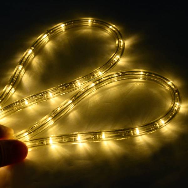 20M LED Lichterschlauch Weiß - Kunststoff - 30 x 10 x 30 cm