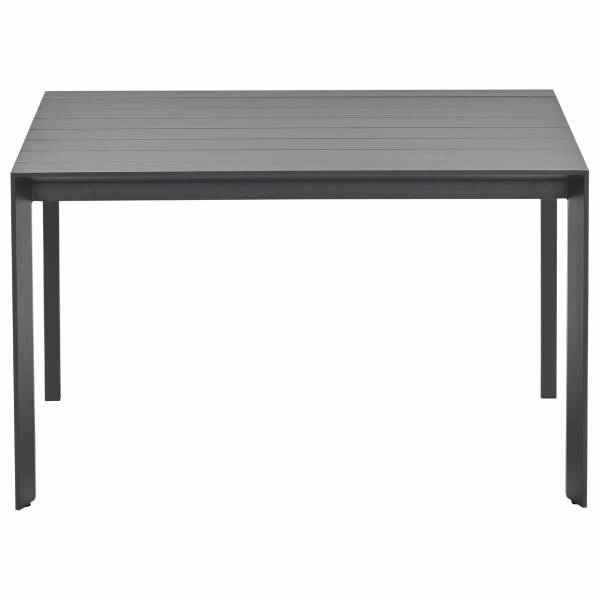Loungetafel Malakka grijs - aluminium - 112 x 68 x 112 cm