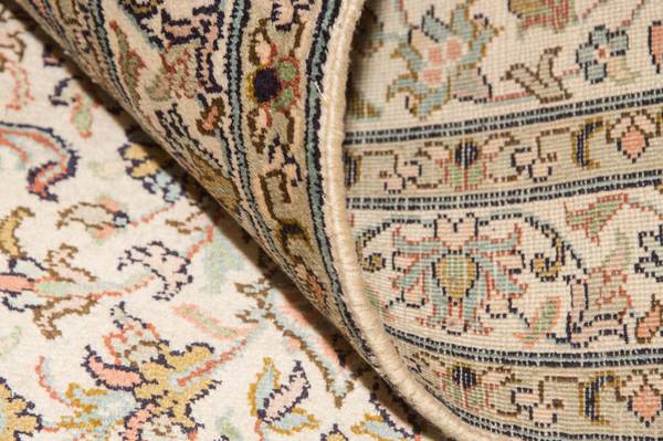 Orientteppich Premium Beige - Seide - 62 x 1 x 95 cm