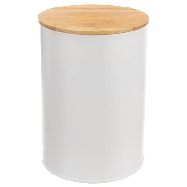 Vorratsdose mit Bambusdeckel WHITELINE 11 x 16 x 11 cm