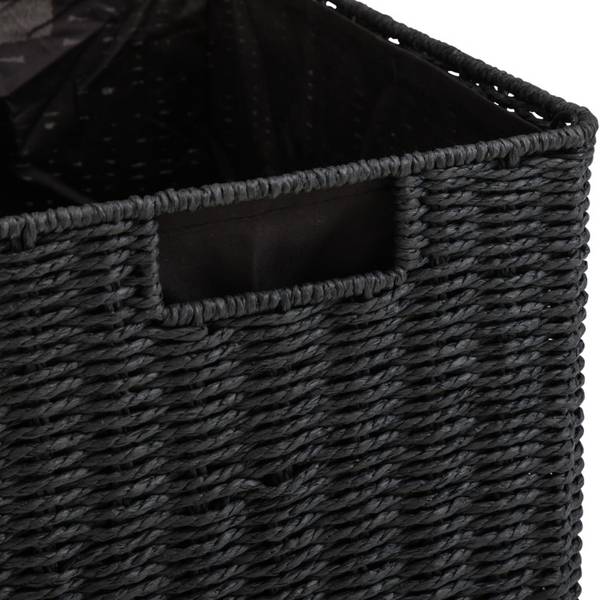 Wäschekorb Basic Schwarz