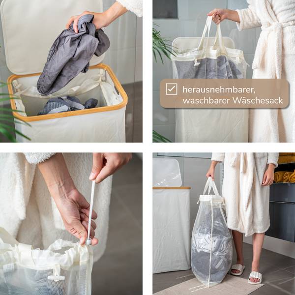 Wäschesammler 82478 Beige