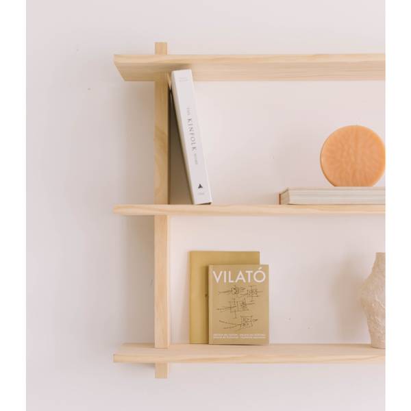 Wandregal Miramar Unlackiert Breite: 90 cm