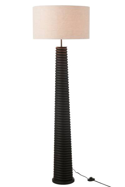 Stehlampe Christmas Schwarz - Holz teilmassiv - 48 x 160 x 48 cm