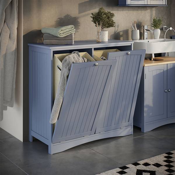 Wäscheschrank Bianco 57364 Grau
