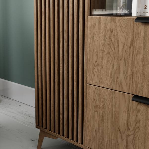 Kleiderschrank Seewen Braun - Holzwerkstoff - 185 x 192 x 60 cm