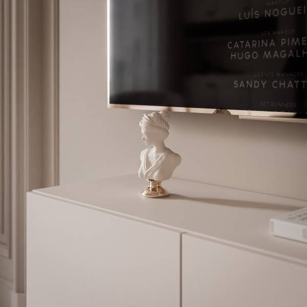 TV-Hängeboard ANGEL Beige - Holzwerkstoff - 100 x 36 x 40 cm