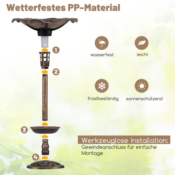 Vogeltränke BL32228 Bronze