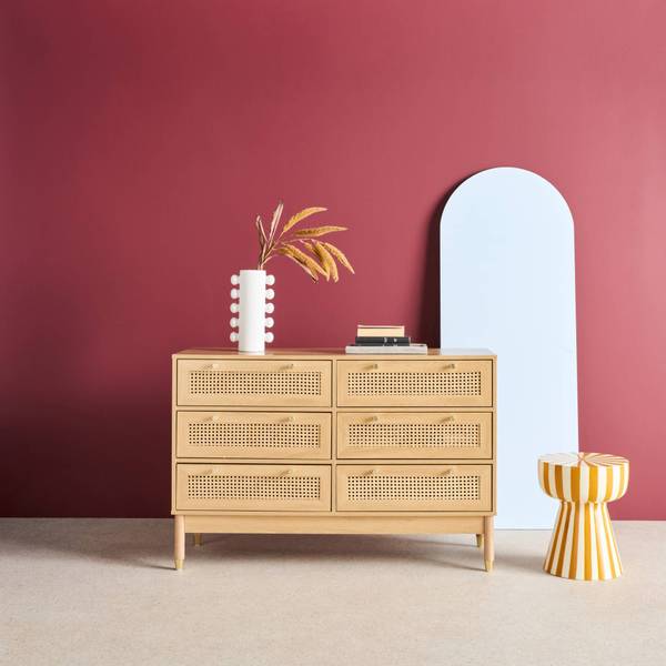 Kommode Judith Beige - Holzwerkstoff - 40 x 80 x 120 cm