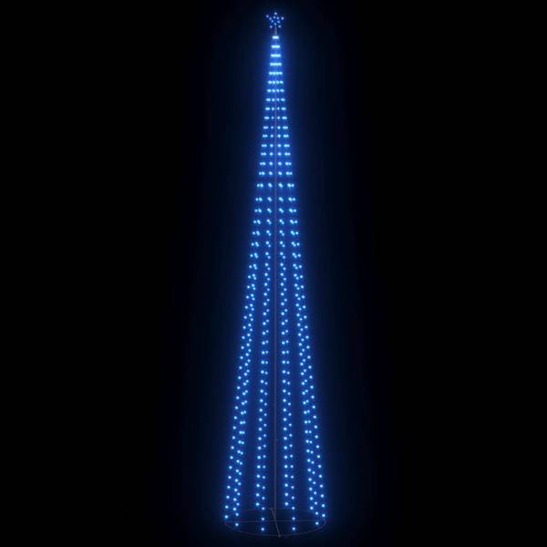 Weihnachtskegelbaum 3009596 Blau - PVC - 160 x 500 x 160 cm