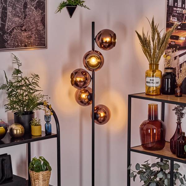 Stehlampe Cesaro Metall - 17 x 33 x 83 cm