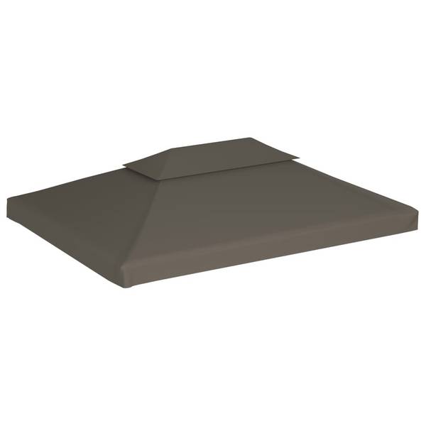Pavillon-Dachplane 3006390-2 Grau - Polyester - 300 x 1 x 400 cm