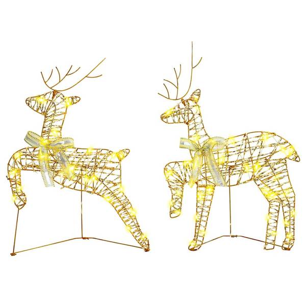 Weihnachtsrentier 4-tlg 3399384 Gold - Anzahl Teile im Set: 4