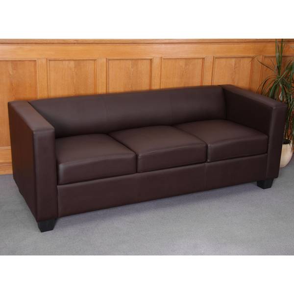 Sofagarnitur Lille (3-teilig) Dunkelbraun