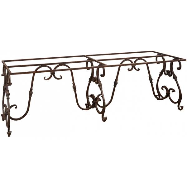 Tuin Tafelpoten OUDE-TUIN bruin - ijzer - 82 x 74 x 231 cm