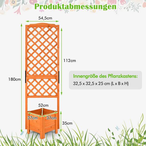 Blumenkasten mit Rankgitter kaufen | home24