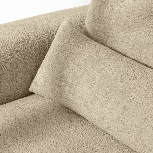 Möbelset ELOSA 2er Set Hellbeige - Bouclé