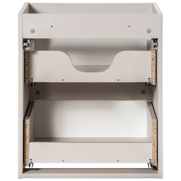 Waschbeckenschrank NEWPORT-56-38 Beige - Holzwerkstoff - 50 x 60 x 40 cm