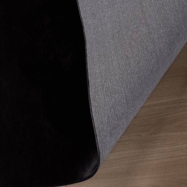 Teppich Cozy Schwarz - 80 x 140 cm