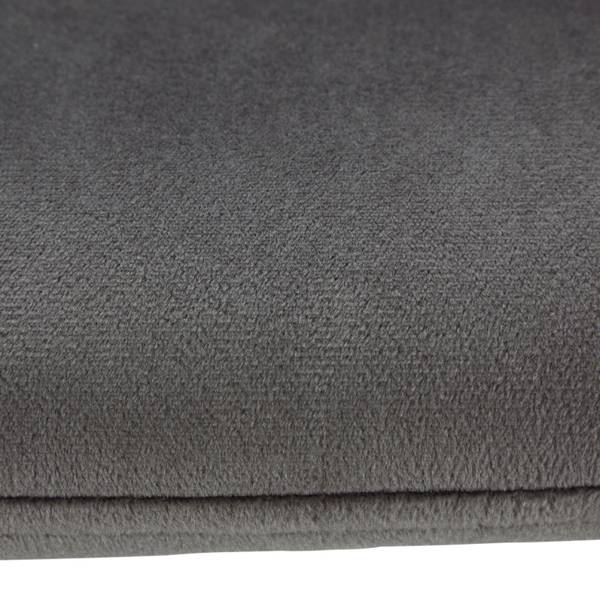 Essgruppe 2760 Schwarz - Grau - Weiß - Samt - 60 x 88 x 90 cm
