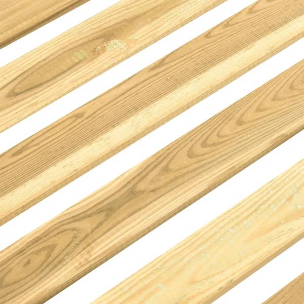 Gartenliege 315403 Braun - Kiefer - 90 x 75 x 198 cm