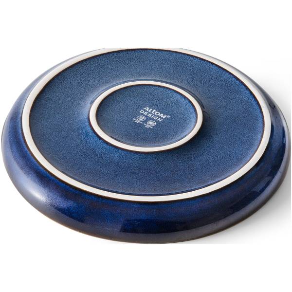 Dessertteller 6-tlg AD STRIPES Blau - Porzellan - 20 x 2 x 20 cm