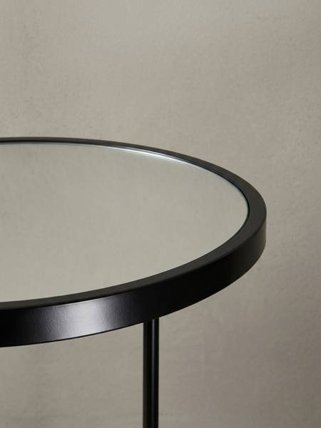 Satztisch AMARES 2er-Set Spiegelglas - 50 x 50 x 50 cm
