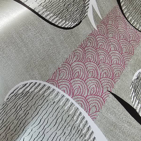 Geschenkpapier PAPERHIT Grau - Papier - 35 x 35 x 2000 cm