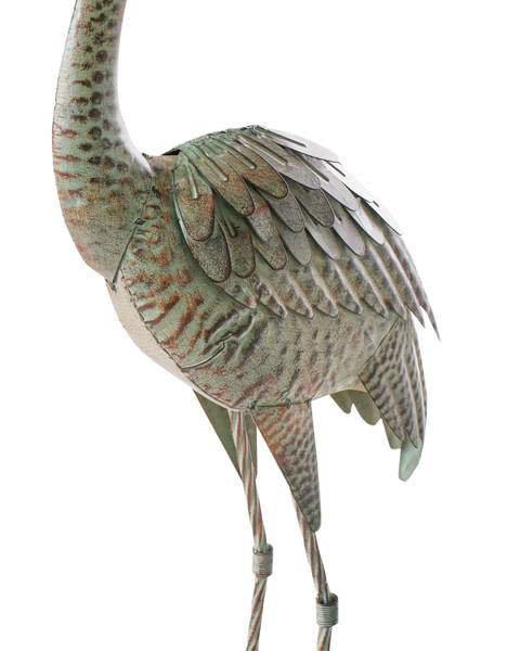 Gartenfigur BOFFA Braun - Grün - Metall - 30 x 106 x 21 cm